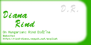 diana rind business card